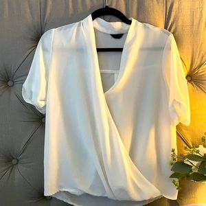 Topshop short sleeve blouse